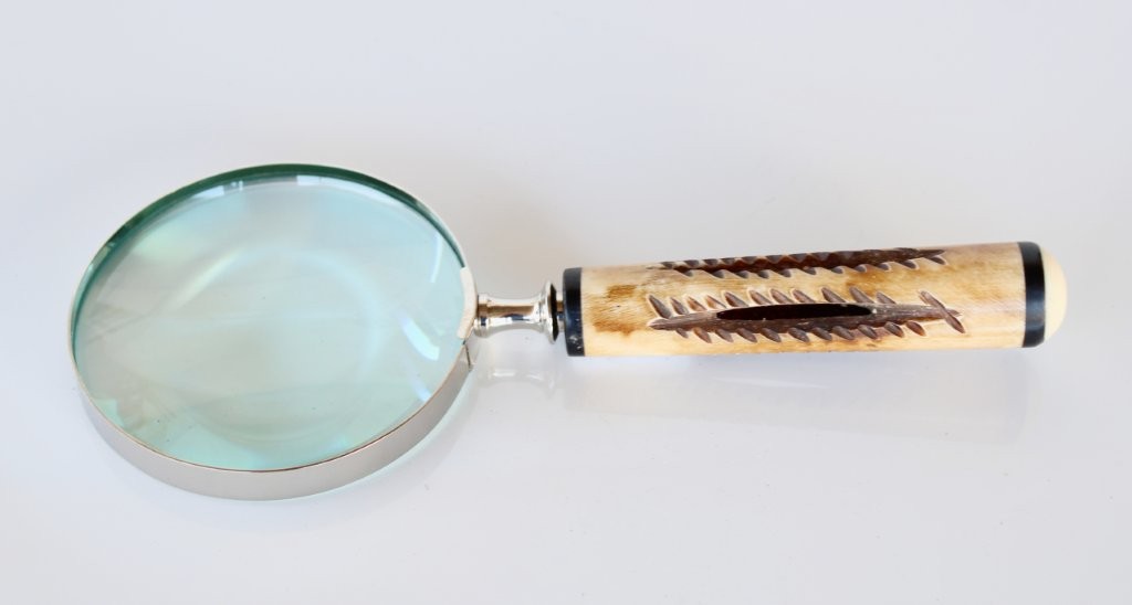 Silver Magnifying Glass
